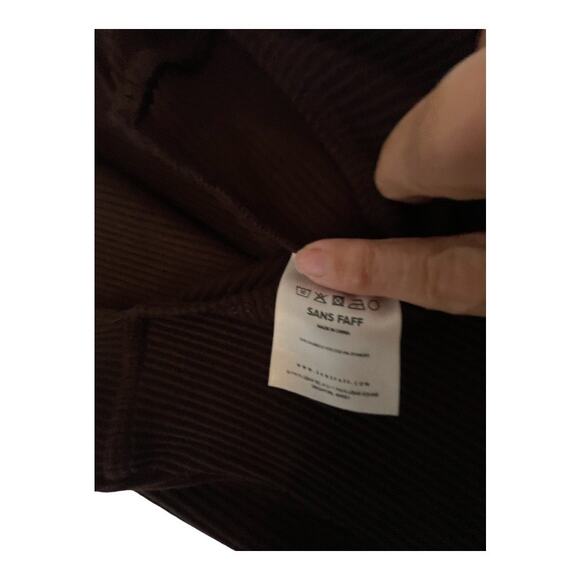 Sans Faff Bell Pedal Pusher Ribbed Jumpsuit Sleeveless Square Neck Y2K Summer S - Picture 9 of 14